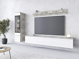 Wohnwand HOME AFFAIRE "VERA I, Vitrinen