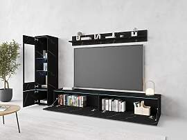 Wohnwand HOME AFFAIRE "VERA I, Vitrinen