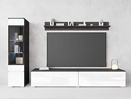 Wohnwand HOME AFFAIRE "VERA I, Vitrinen