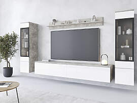 Wohnwand HOME AFFAIRE "VERA II", beige