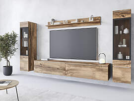 Wohnwand HOME AFFAIRE "VERA II", braun
