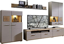 Wohnwand INNOSTYLE "FUN PLUS II", grau
