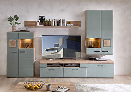 Wohnwand INNOSTYLE "FUN PLUS II", grün