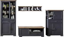 Wohnwand INNOSTYLE "Jasmin", grau