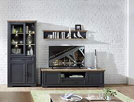 Wohnwand INNOSTYLE "Jasmin", grau