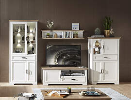 Wohnwand INNOSTYLE "Jasmin", weiß