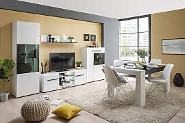 Wohnwand INOSIGN "Trentino", weiß