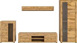 Wohnwand Jam Eiche Wotan