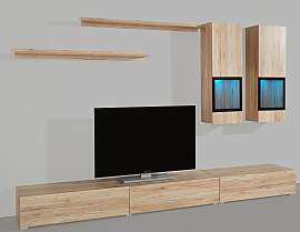 Wohnwand OTTO HOME "Baros", braun