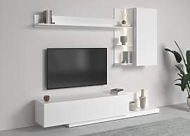 Wohnwand OTTO HOME "BRISTOL", weiß