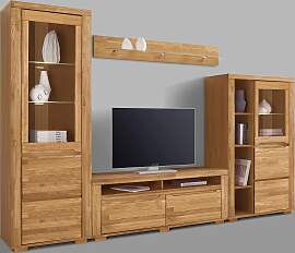 Wohnwand OTTO HOME "Denis", braun (eiche 