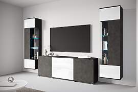 Wohnwand OTTO HOME "KENIA", grau (matera 