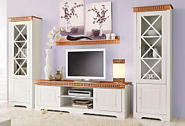 Wohnwand OTTO HOME "Lisa", weiß (weiß, 