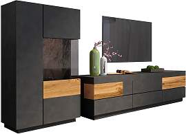 Wohnwand OTTO HOME "Silke", grau