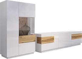 Wohnwand OTTO HOME "Silke", weiß (weiß 