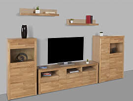 Wohnwand OTTO HOME "Silkeborg", braun