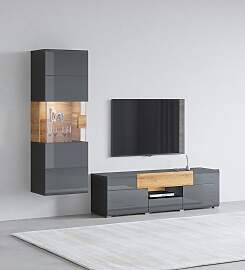 Wohnwand OTTO HOME "Toledo", grau