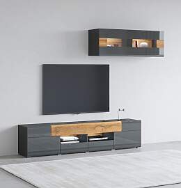 Wohnwand OTTO HOME "Toledo", grau