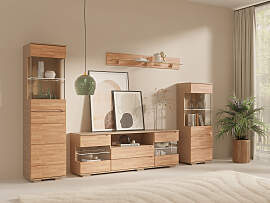 Wohnwand OTTO HOME "VETRO: besteht aus 2