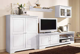 Wohnwand OTTO HOME, weiß, B:248cm,