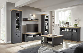 Wohnwand OTTO HOME "Westminster", grau