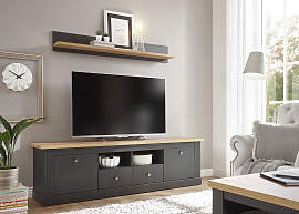 Wohnwand OTTO HOME "Westminster", grau