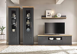 Wohnwand OTTO HOME "Westminster", grau