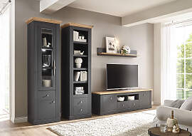 Wohnwand OTTO HOME "Westminster S", grau 