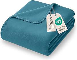 WOHNWOHL® Kuscheldecke (150x200cm) • Weiche