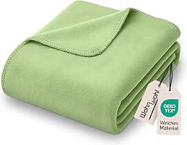 WOHNWOHL® Kuscheldecke (150x200cm) • Weiche