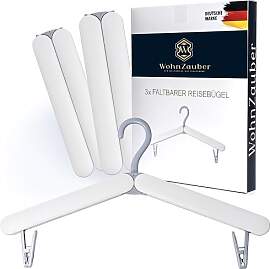 WohnZauber® Faltbare Reise Kleiderbügel 3er Set