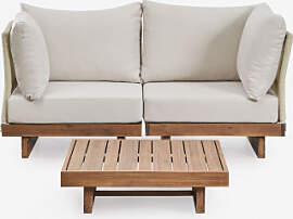 Wohnzimmerset Mit 2-teiligem Modulsofa Mit 2