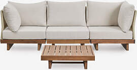 Wohnzimmerset Mit 3-teiligem Modulsofa Mit 2