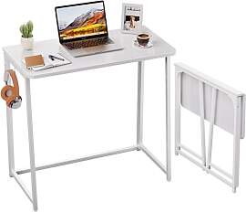 WOHOMO Klappschreibtisch Weiß, 80 cm Einfache
