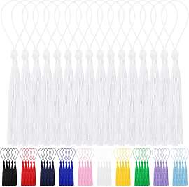 Wokape 100PCS 13cm/5 Zoll Bulk Quasten Lesezeichen 