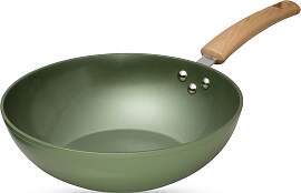 Wok JUST VEGAN "CeraVegan", grün
