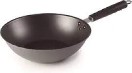 Wokpfanne Stahl anteadherent Lacor D.28 cm