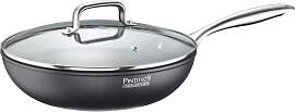 Wok PINTINOX "ST1", grau (schwarz,