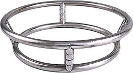 Wok-Ringregal, Edelstahl-Wok-Topfständer, rundes