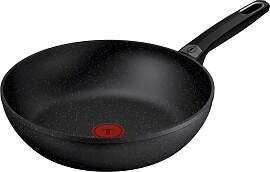 Wok TEFAL "Excell'Cook", schwarz,