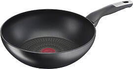 Wok TEFAL "Unlimited", schwarz, B:28,5cm 