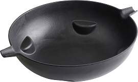 Wok TEPRO, schwarz, H:10cm Ø:35,3cm, Pfannen,