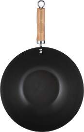 Wok TYPHOON "Typhoon", schwarz, B:31cm