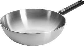 Wok WOLL "Logic Steel", silberfarben,