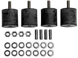 Wolf Gummipufferset 2486309 für Wandkonsole CHA