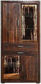 Wolf Möbel Bark Hochschrank mit Beleuchtung