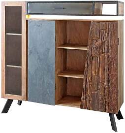Wolf Möbel Stadium Highboard mit Beleuchtung