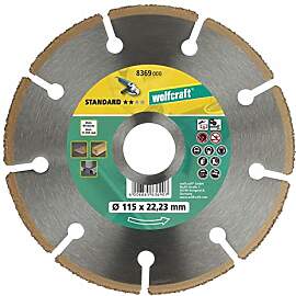 wolfcraft HM-Trennscheibe Standard Ø 115 x 22.23