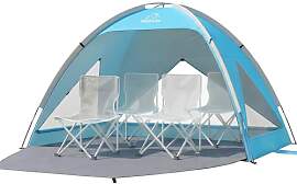 Wolfwise große Strandmuschel UV Schutz für 3-4