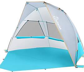 Wolfwise Strandmuschel mit UV-Schutz 50+, 2-3